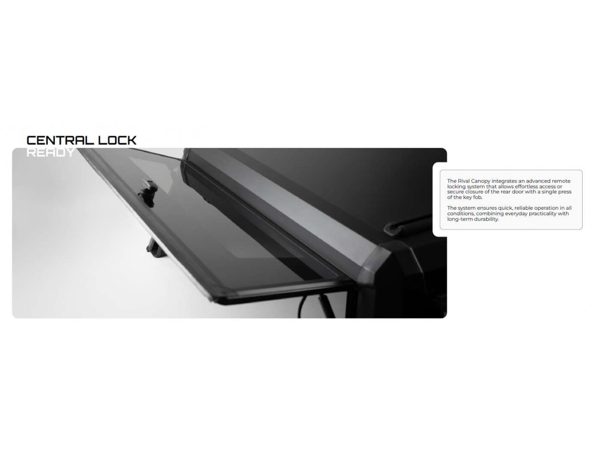 centrální zamykání zadního panelu